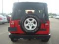 2005 Flame Red Jeep Wrangler X 4x4  photo #5