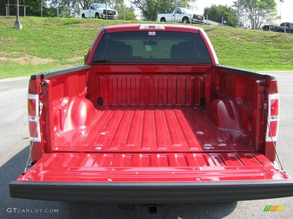 2010 F150 XLT SuperCab 4x4 - Red Candy Metallic / Medium Stone photo #10