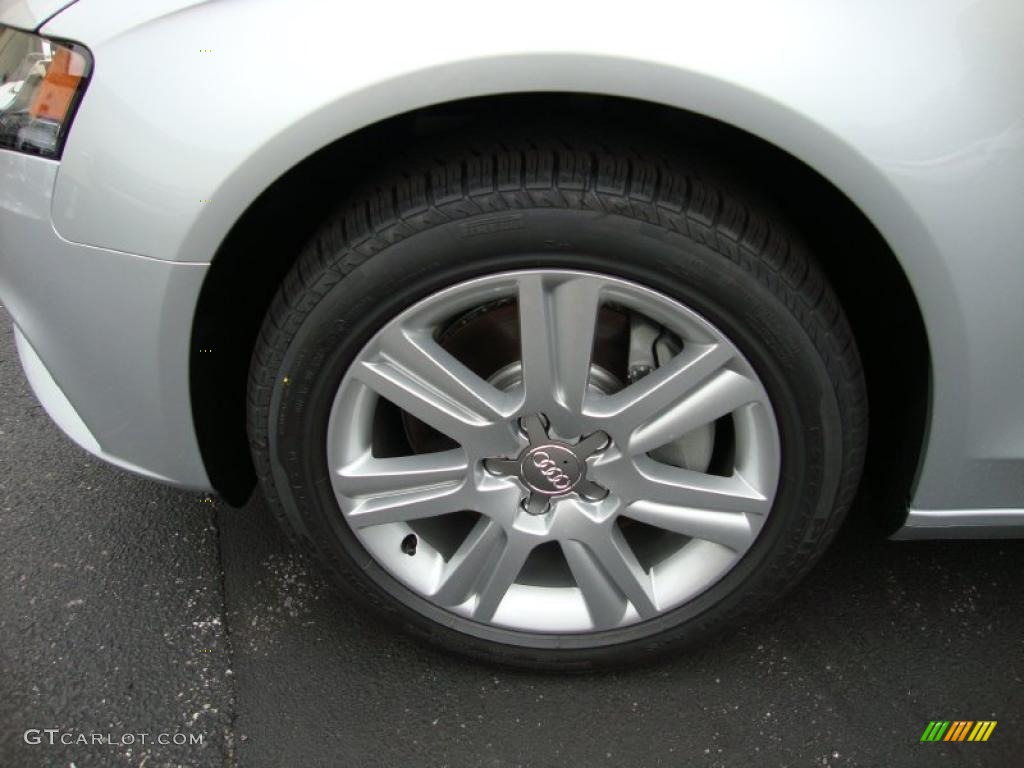 2011 A4 2.0T quattro Sedan - Ice Silver Metallic / Black photo #28
