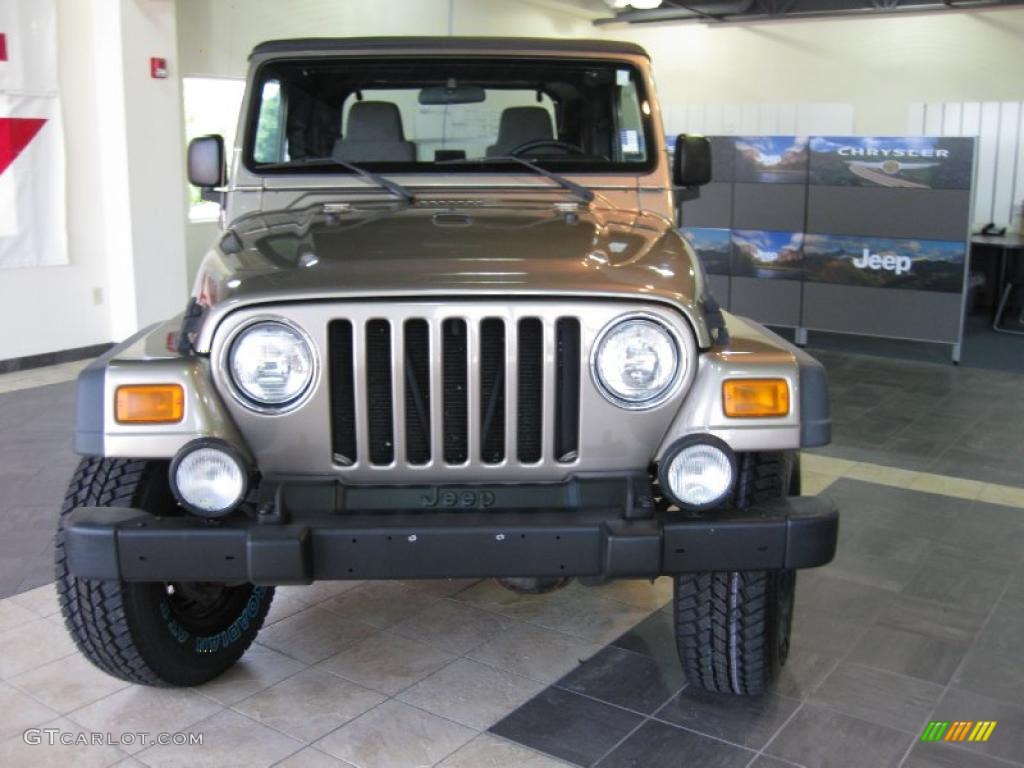 2004 Wrangler Sport 4x4 - Light Khaki Metallic / Khaki photo #3