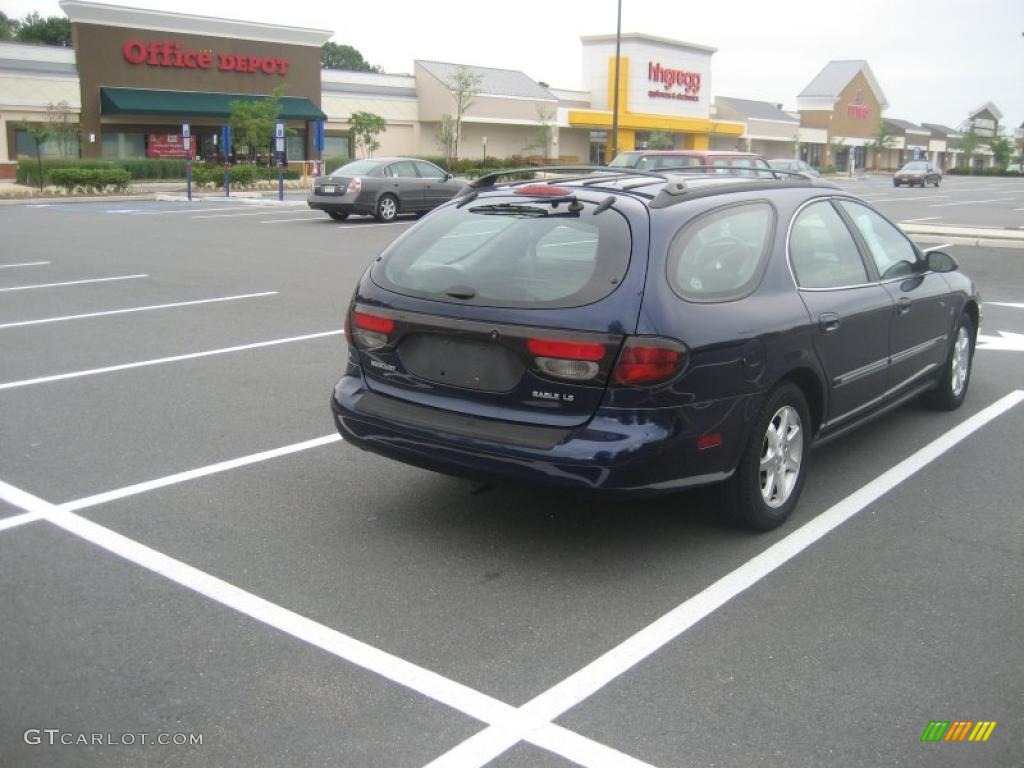 2000 Sable LS Premium Wagon - Medium Royal Blue Metallic / Medium Graphite photo #7