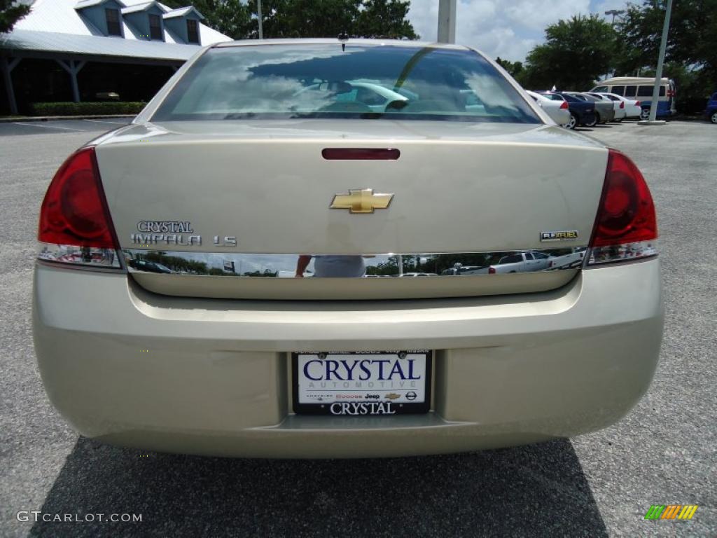 2008 Impala LS - Gold Mist Metallic / Neutral Beige photo #11