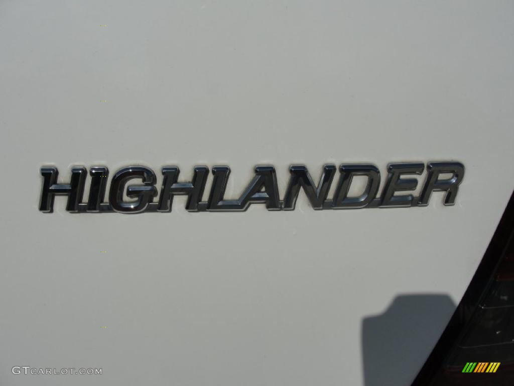 2004 Highlander V6 - Super White / Ash photo #19