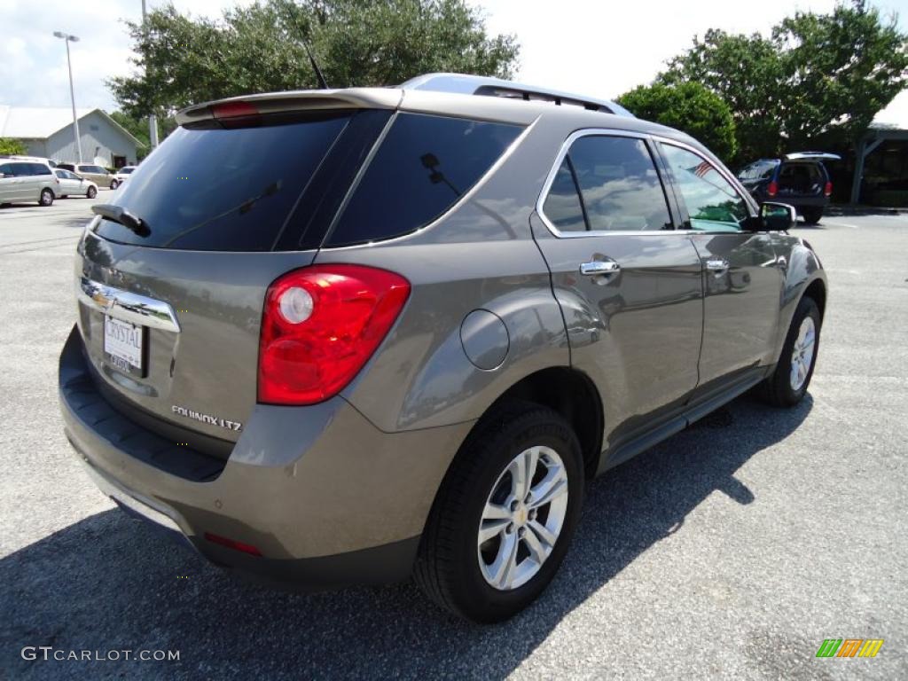 2010 Equinox LTZ - Mocha Steel Metallic / Jet Black photo #12