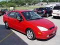 2001 Infra Red Clearcoat Ford Focus ZTS Sedan  photo #2