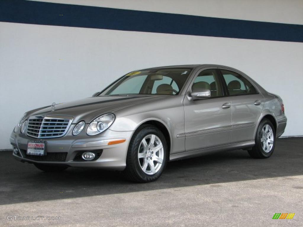 2007 E 320 Bluetec Sedan - Pewter Metallic / Cashmere photo #1