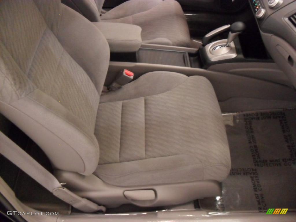 2010 Civic EX Coupe - Crystal Black Pearl / Gray photo #19