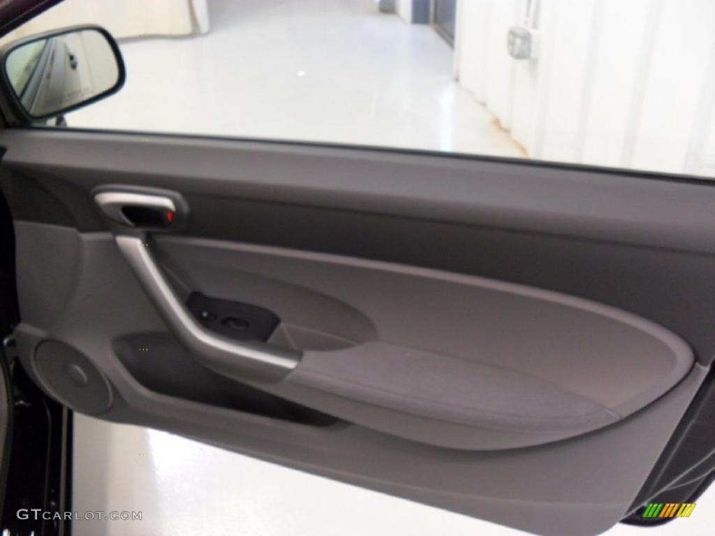 2010 Civic EX Coupe - Crystal Black Pearl / Gray photo #22