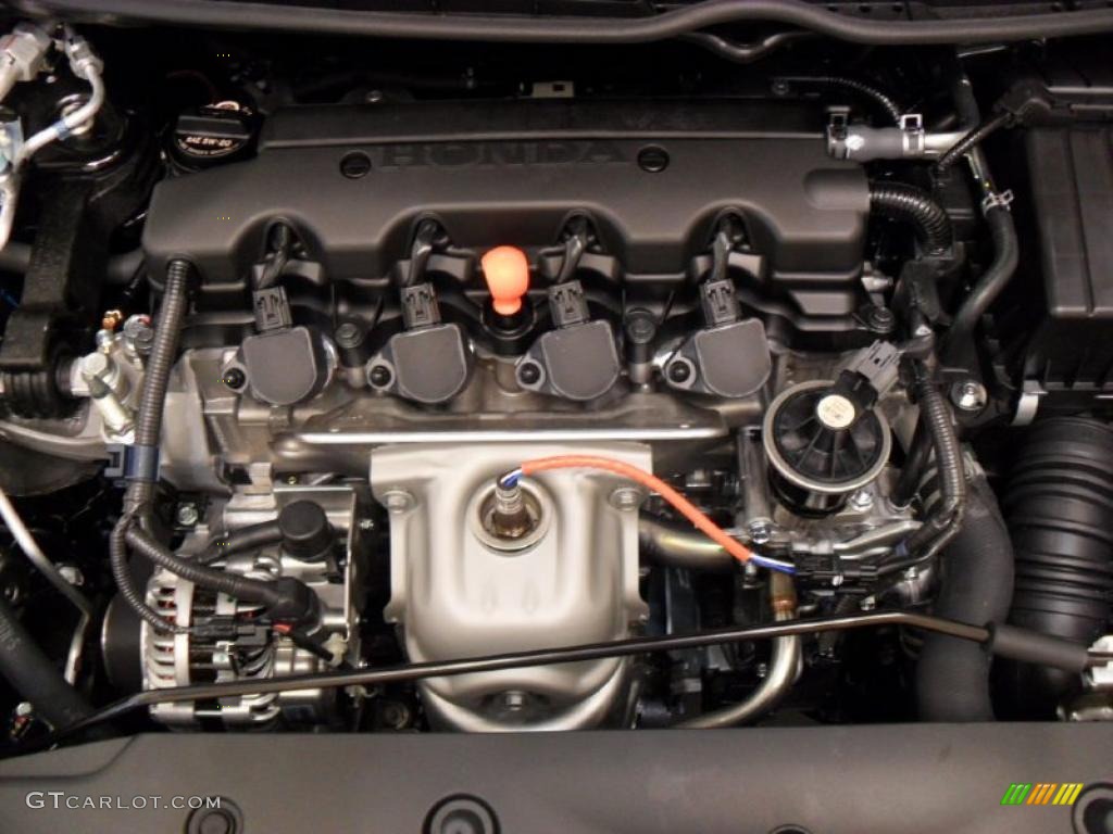 2010 Civic EX Coupe - Crystal Black Pearl / Gray photo #24