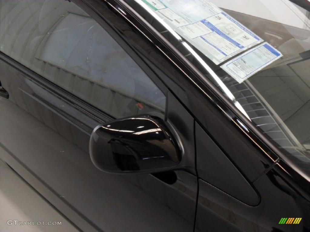 2010 Civic EX Coupe - Crystal Black Pearl / Gray photo #25