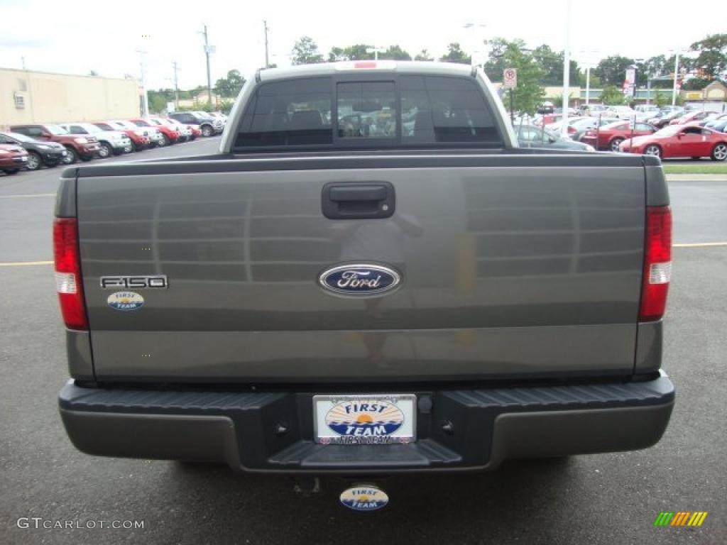 2004 F150 FX4 SuperCab 4x4 - Dark Shadow Grey Metallic / Black/Medium Flint photo #4