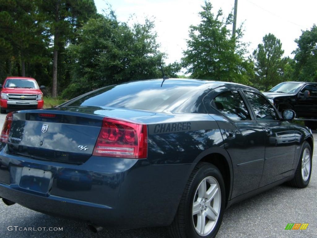 2008 Charger R/T - Steel Blue Metallic / Dark Slate Gray photo #5