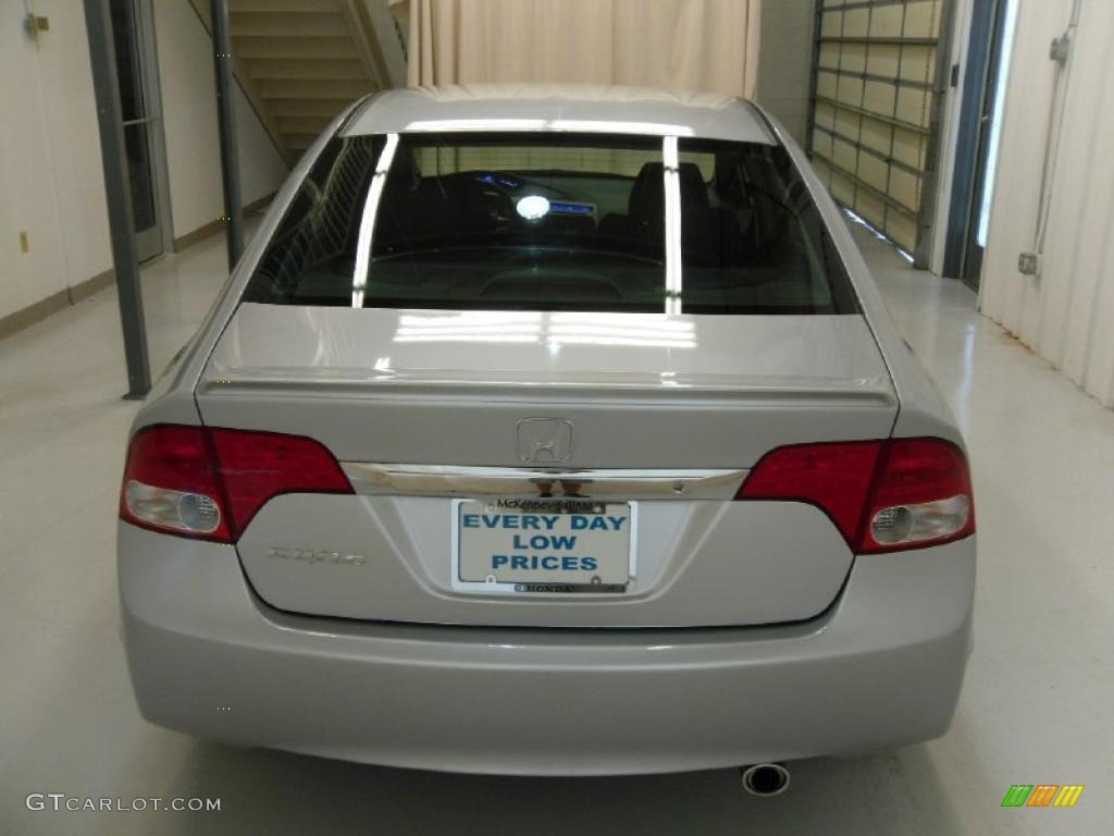 2010 Civic LX-S Sedan - Alabaster Silver Metallic / Black photo #3
