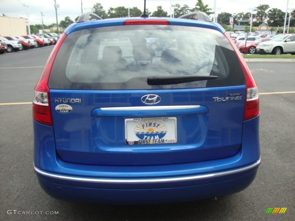 2010 Elantra Touring SE - Vivid Blue / Black photo #4