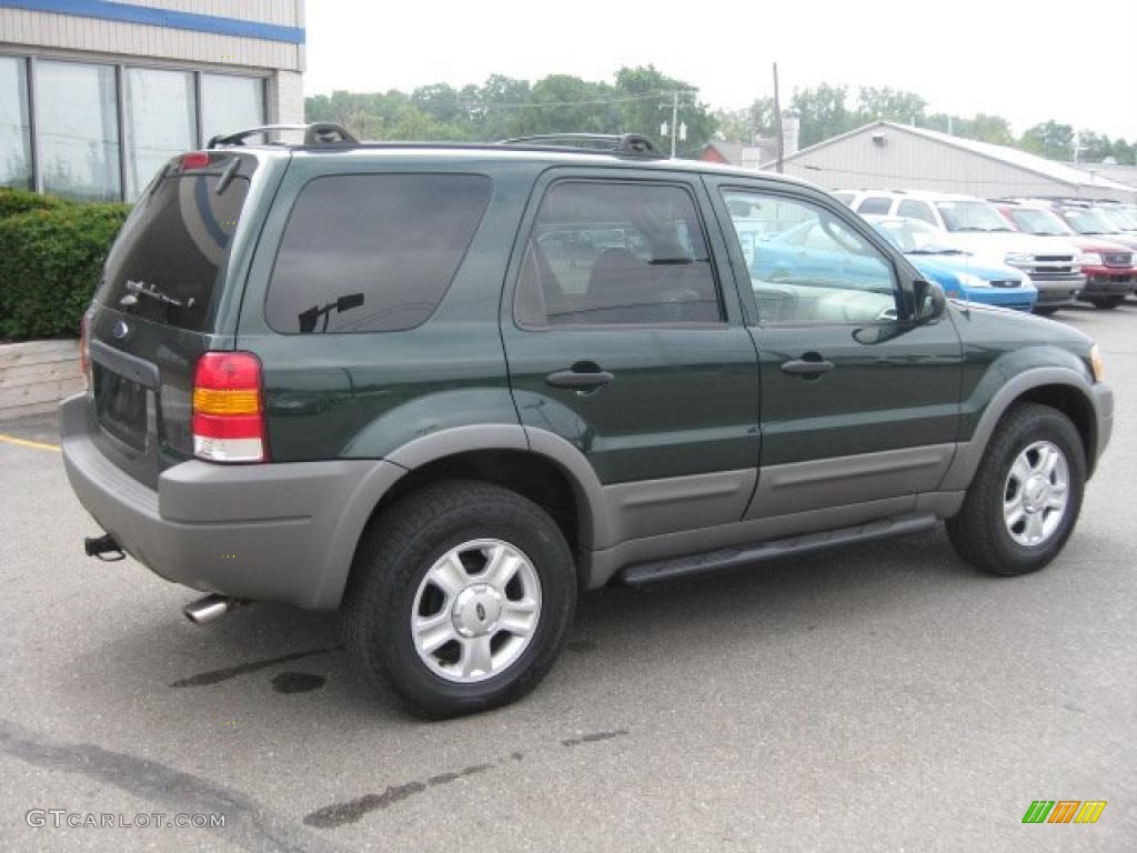 2001 Escape XLT V6 4WD - Dark Highland Green Metallic / Medium Graphite Grey photo #2