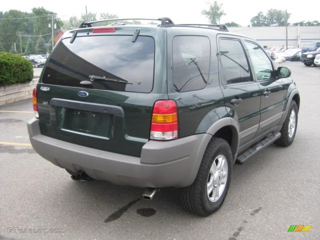 2001 Escape XLT V6 4WD - Dark Highland Green Metallic / Medium Graphite Grey photo #3