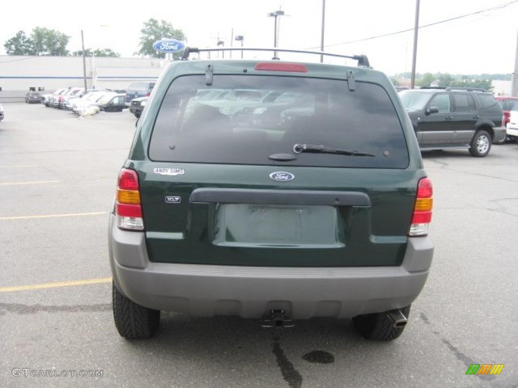 2001 Escape XLT V6 4WD - Dark Highland Green Metallic / Medium Graphite Grey photo #4
