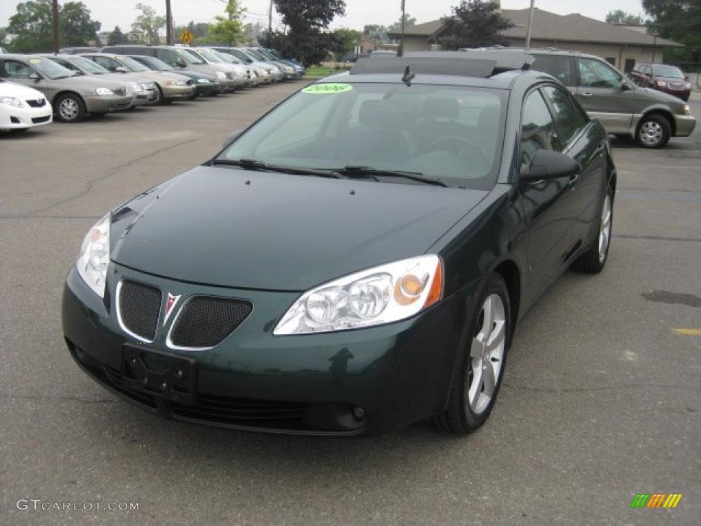 2006 G6 GTP Sedan - Emerald Green Metallic / Ebony photo #8