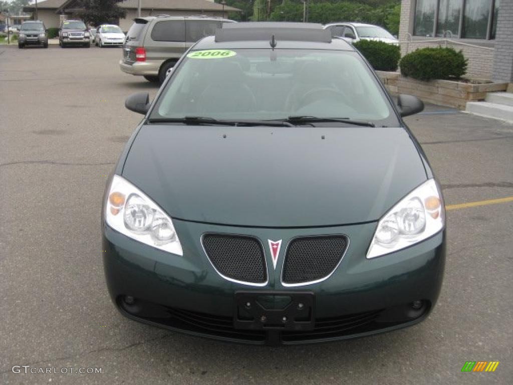 2006 G6 GTP Sedan - Emerald Green Metallic / Ebony photo #9