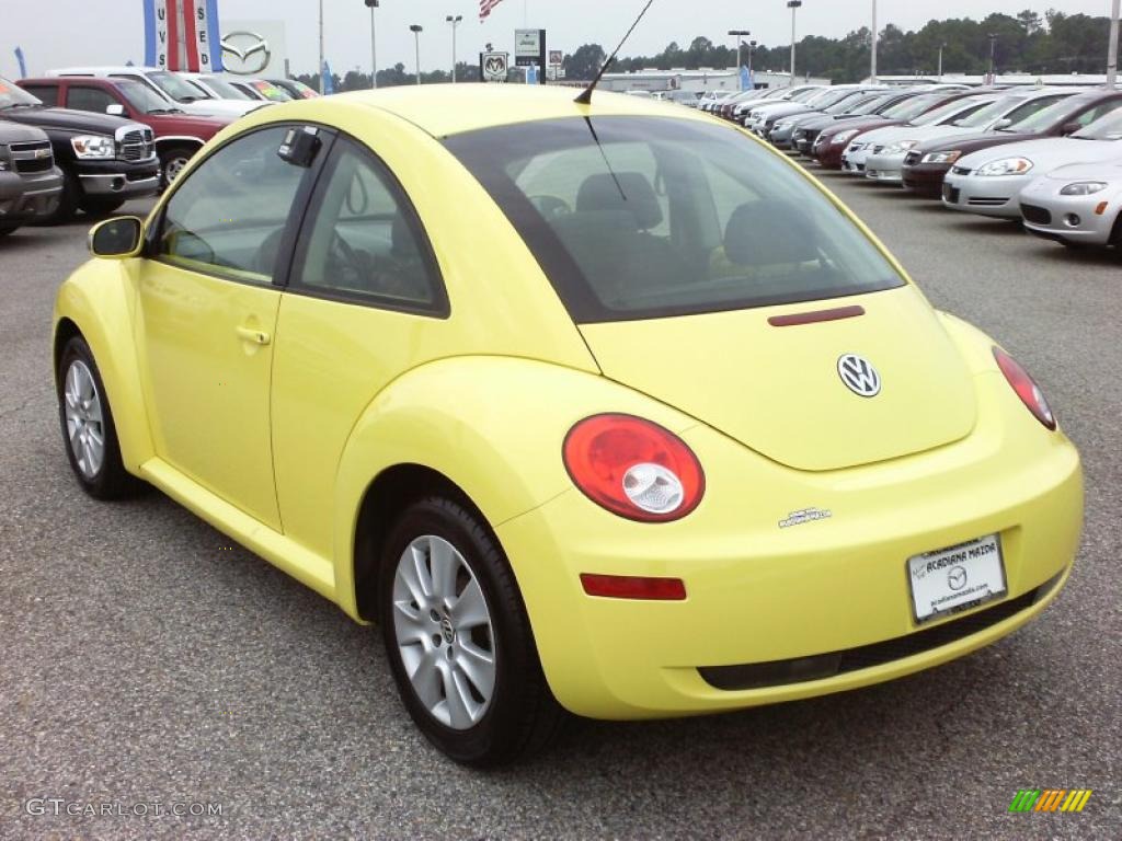 2009 New Beetle 2.5 Coupe - Sunflower Yellow / Black photo #3