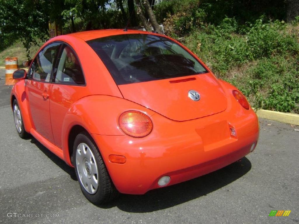 2002 New Beetle GL Coupe - Snap Orange / Grey photo #5