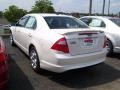 2010 White Platinum Tri-coat Metallic Ford Fusion SE  photo #5