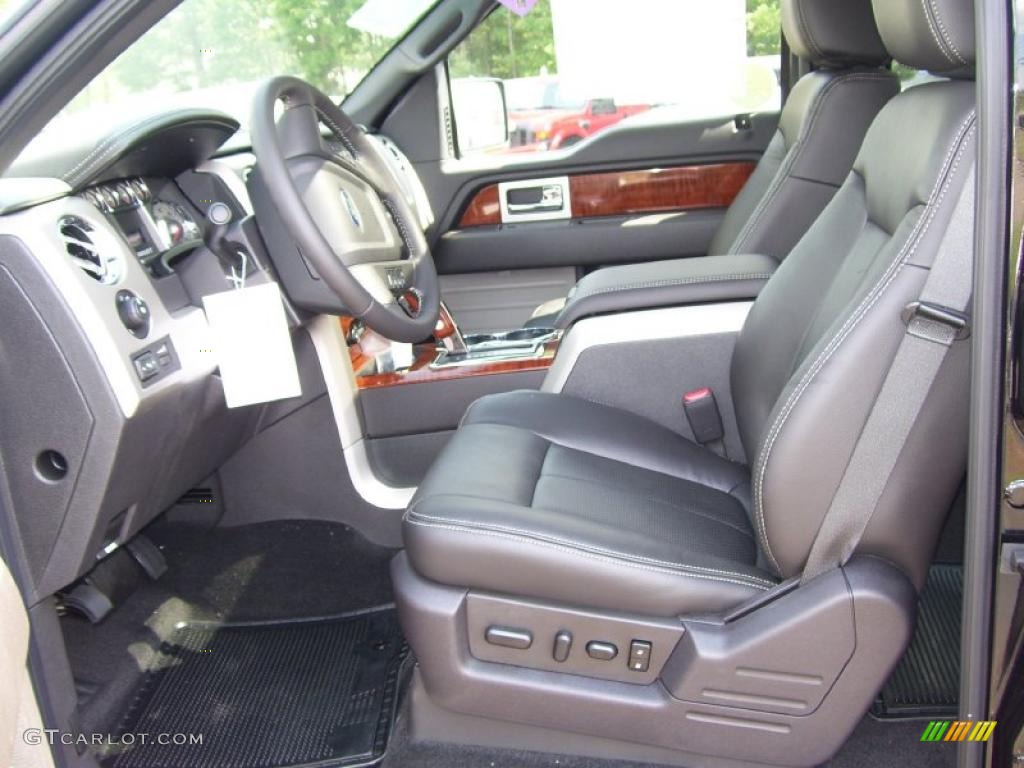 2010 F150 Lariat SuperCrew 4x4 - Tuxedo Black / Black photo #12