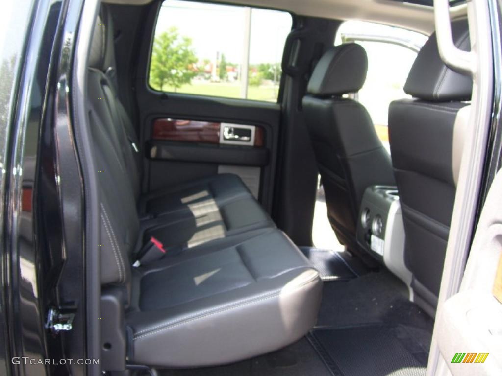 2010 F150 Lariat SuperCrew 4x4 - Tuxedo Black / Black photo #14