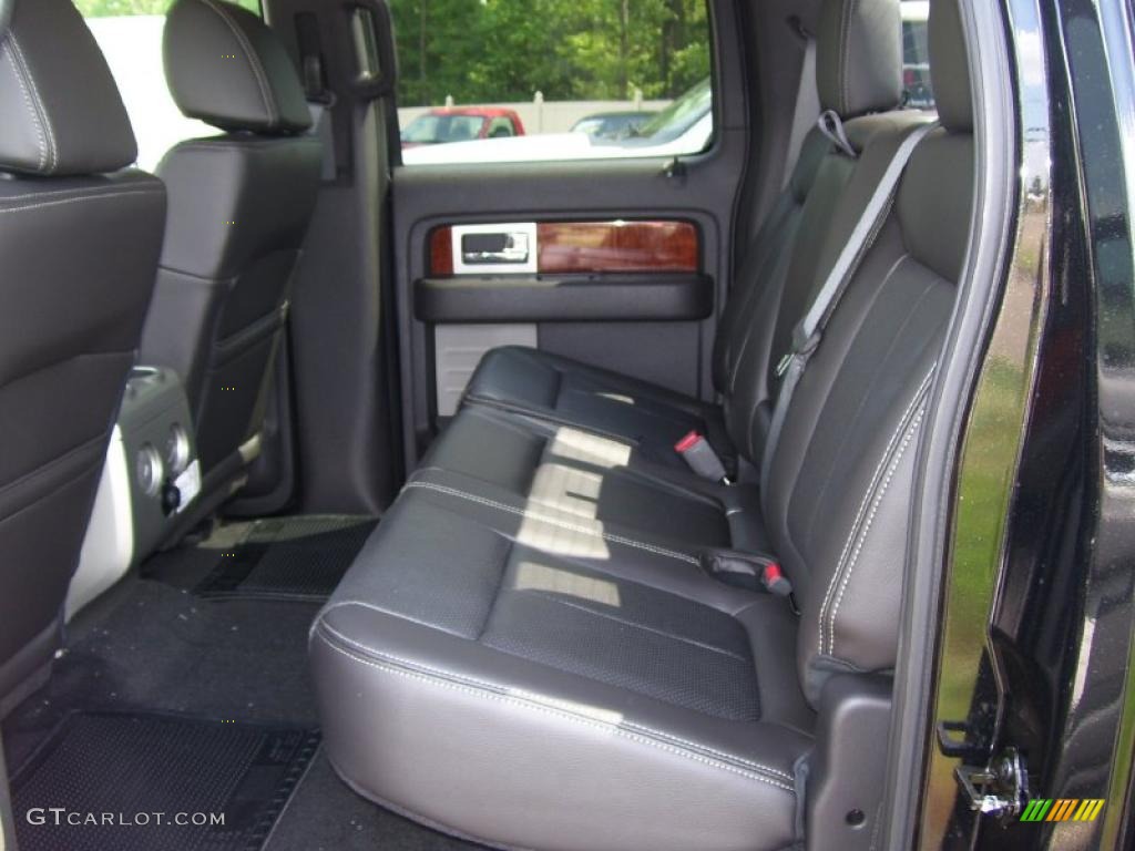 2010 F150 Lariat SuperCrew 4x4 - Tuxedo Black / Black photo #15