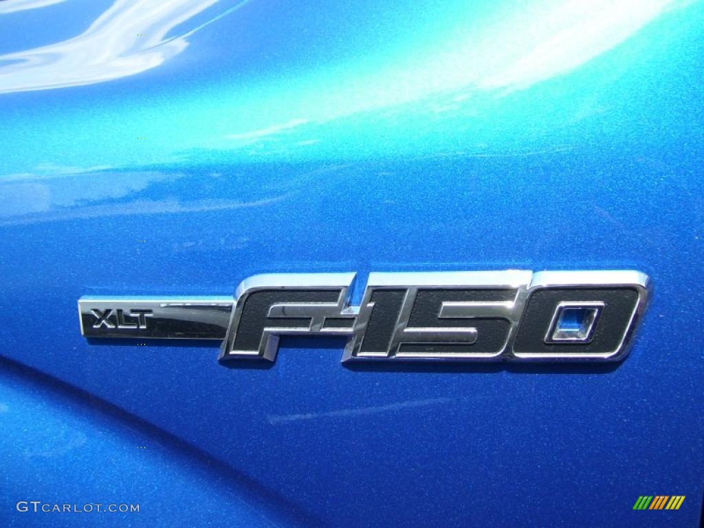 2010 F150 XLT SuperCab 4x4 - Blue Flame Metallic / Medium Stone photo #10
