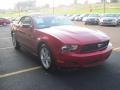 2010 Red Candy Metallic Ford Mustang V6 Convertible  photo #2