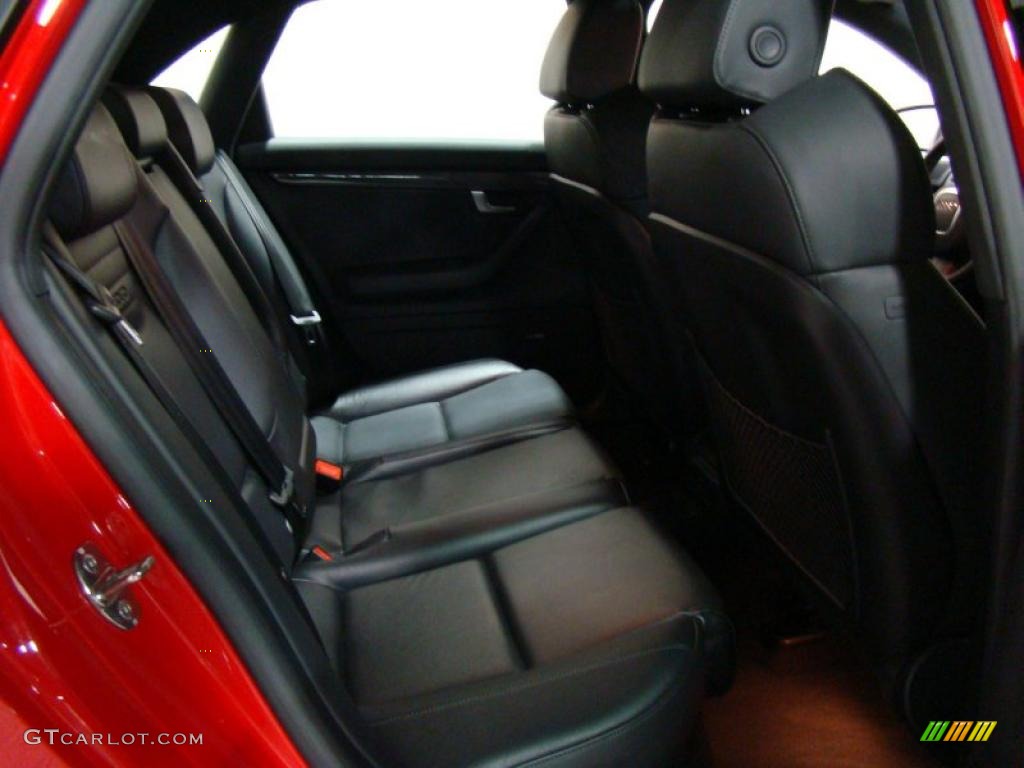 2008 S4 4.2 quattro Sedan - Brilliant Red / Black/Black photo #13