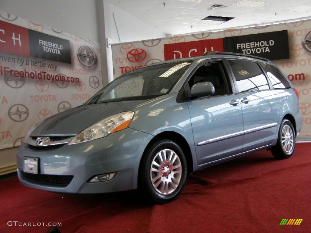 2007 Sienna XLE Limited - Blue Mirage Metallic / Stone photo #1