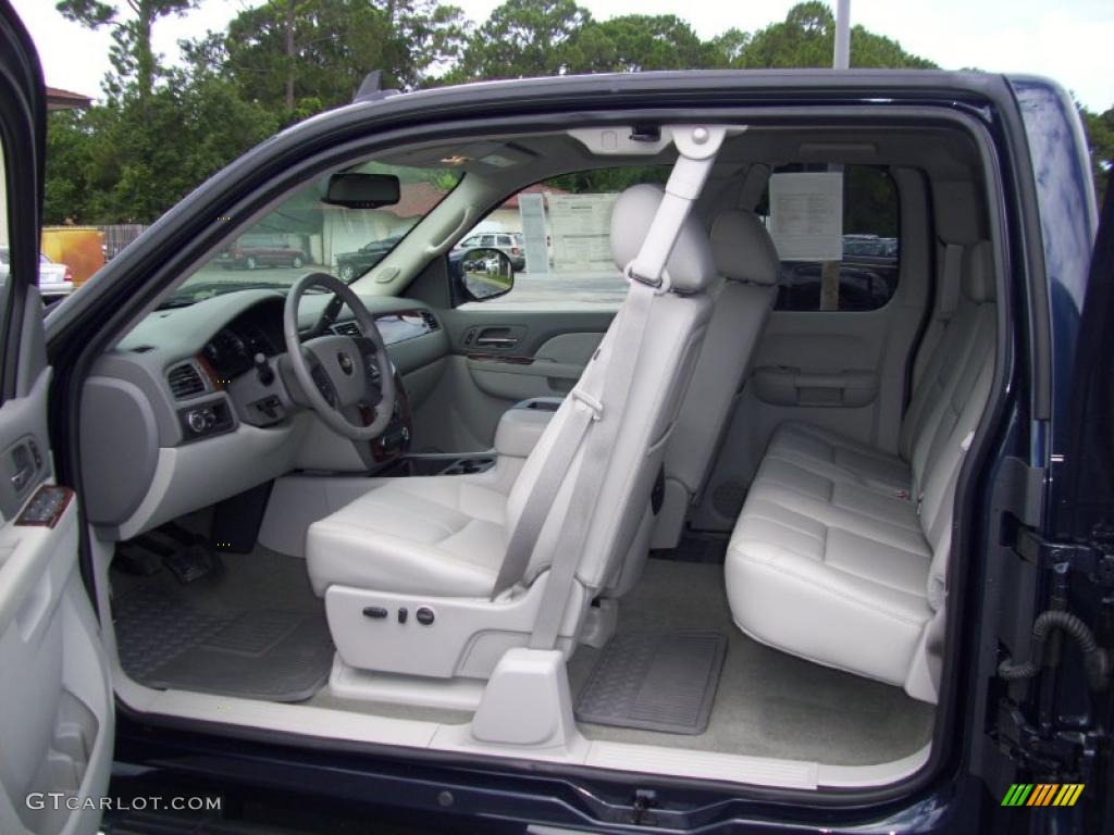 2010 Silverado 1500 LTZ Extended Cab - Imperial Blue Metallic / Light Titanium/Dark Titanium photo #4