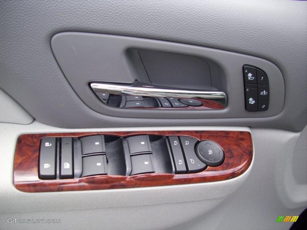 2010 Silverado 1500 LTZ Extended Cab - Imperial Blue Metallic / Light Titanium/Dark Titanium photo #7