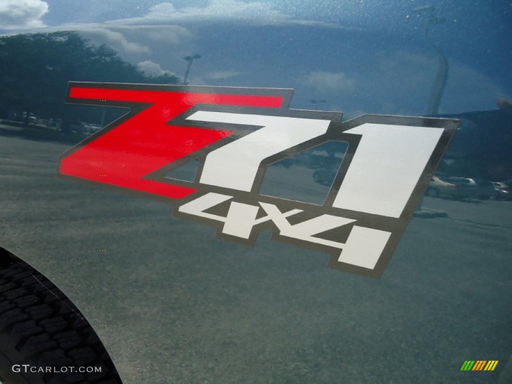 2007 Silverado 1500 LT Z71 Crew Cab 4x4 - Blue Granite Metallic / Dark Charcoal photo #9