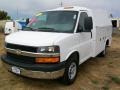 Summit White - Express Cutaway 3500 Commercial Utility Van Photo No. 3