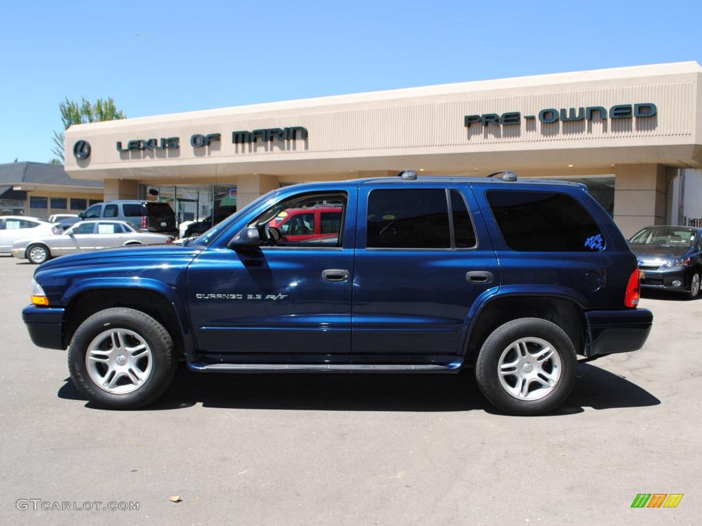 2001 Patriot Blue Pearl Dodge Durango SLT 4x4 34643893 Photo 4