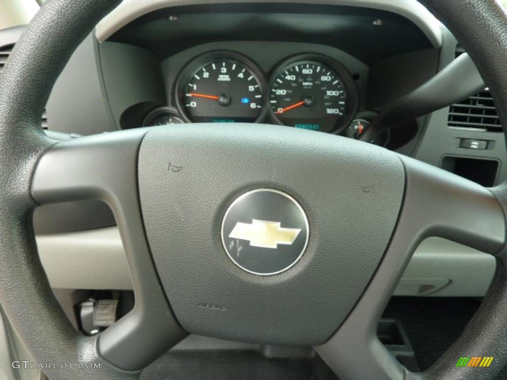 2008 Silverado 1500 Work Truck Regular Cab 4x4 - Silver Birch Metallic / Dark Titanium photo #24