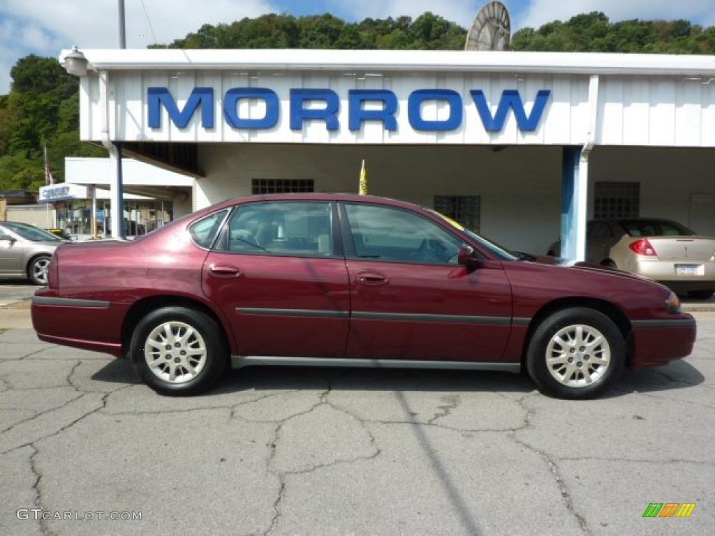 2001 Impala  - Dark Carmine Red Metallic / Medium Gray photo #1