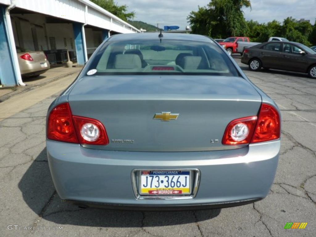 2008 Malibu LS Sedan - Golden Pewter Metallic / Titanium Gray photo #9