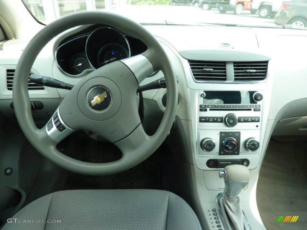 2008 Malibu LS Sedan - Golden Pewter Metallic / Titanium Gray photo #15