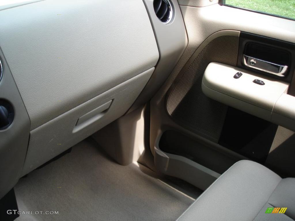 2005 F150 XLT SuperCab 4x4 - Dark Stone Metallic / Tan photo #25