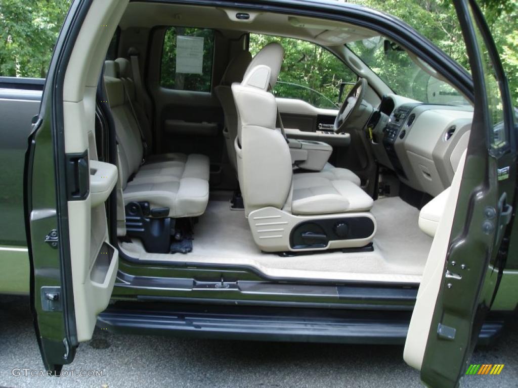 2005 F150 XLT SuperCab 4x4 - Dark Stone Metallic / Tan photo #26