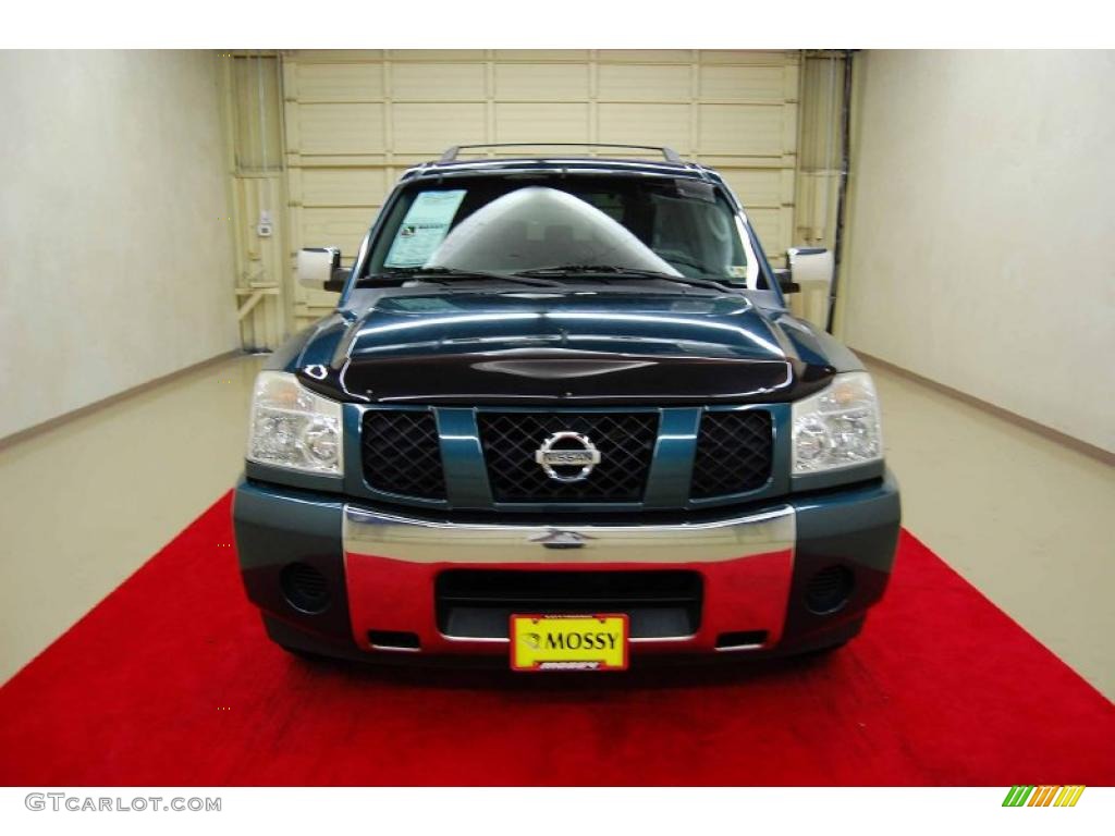 Deep Water Blue Nissan Armada