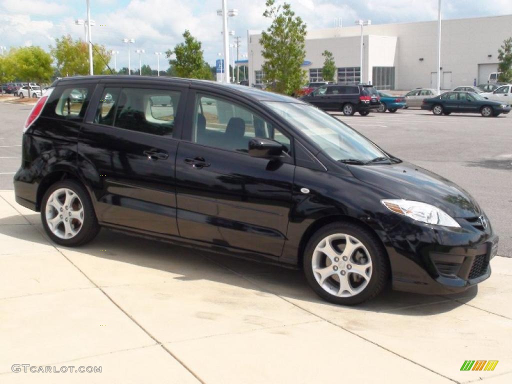 2008 MAZDA5 Sport - Brilliant Black / Black photo #4