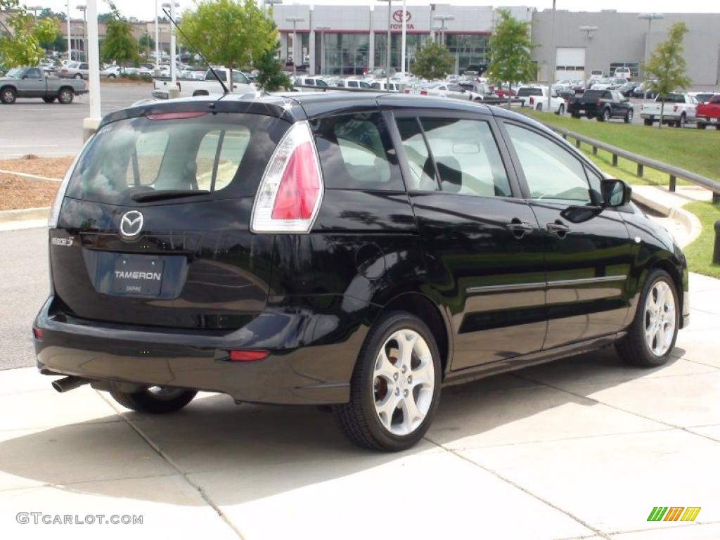 2008 MAZDA5 Sport - Brilliant Black / Black photo #7