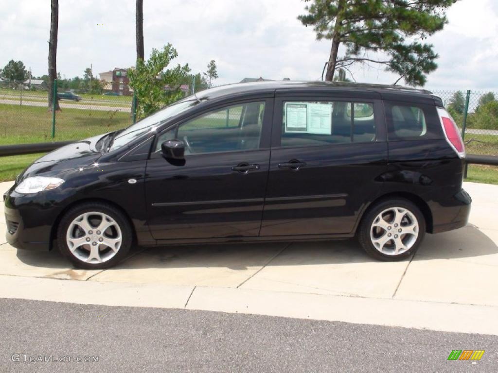 2008 MAZDA5 Sport - Brilliant Black / Black photo #11