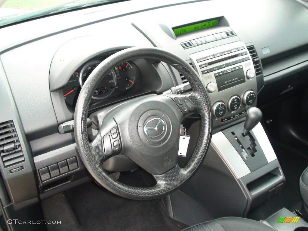 2008 MAZDA5 Sport - Brilliant Black / Black photo #15