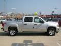 2010 Pure Silver Metallic GMC Sierra 1500 SLE Crew Cab 4x4  photo #6